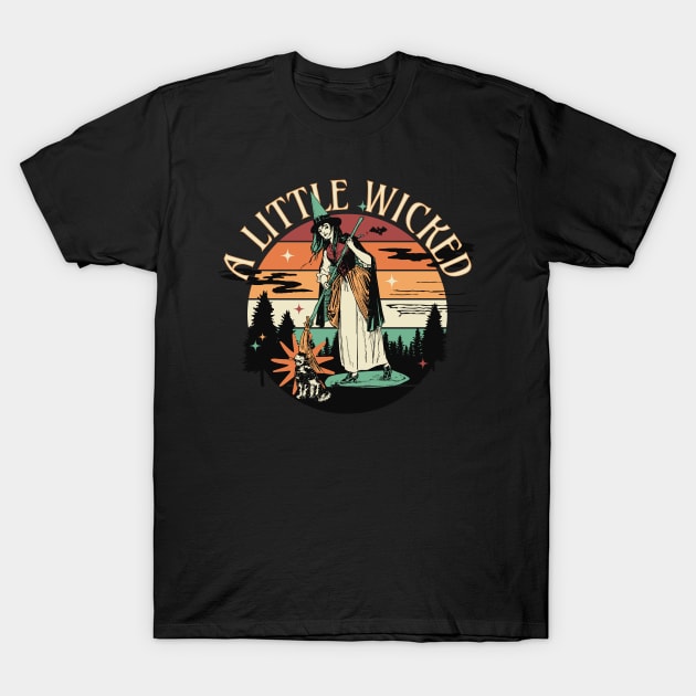 Halloween Witch - A Little Wicked T-Shirt by Curio Pop Relics